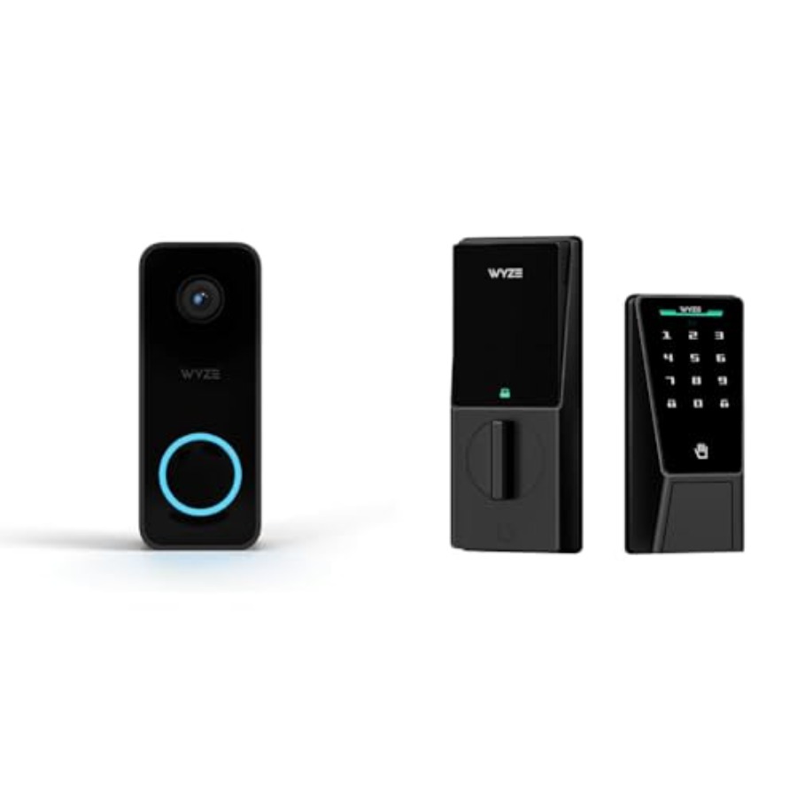 Smart doorbell camera and palm - Home Security Bundle review and price