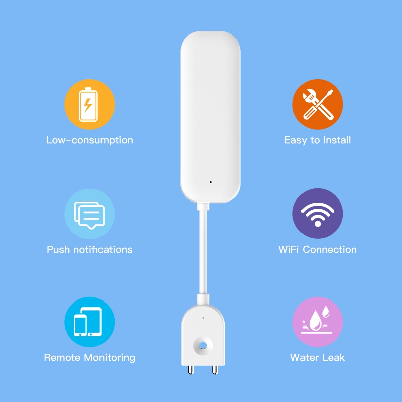 Tuya WiFi ZigBee Water Sensor  - Home Security Gadgets review and price