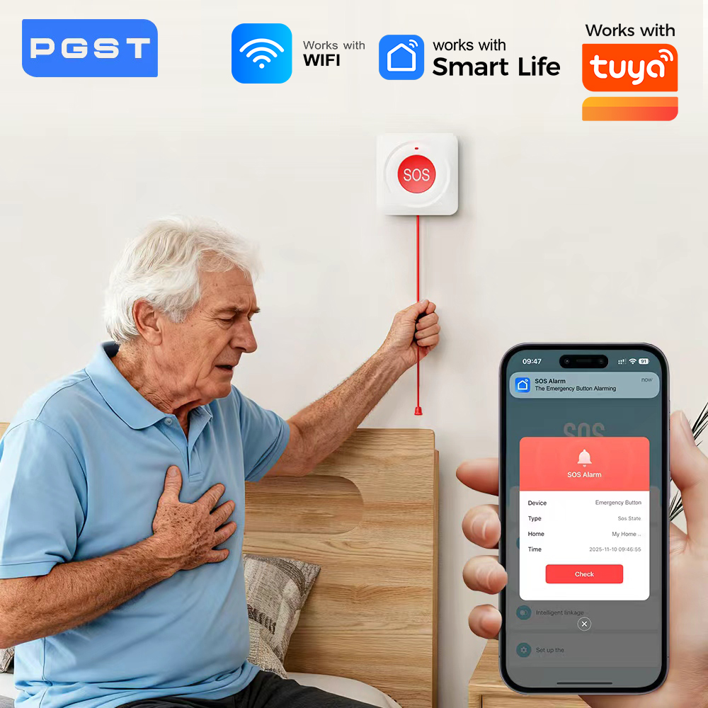 WIFI Zigbee Buttontons SOS Pus - Home Security Gadgets review and price