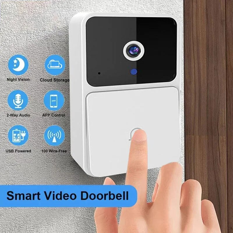 Wireless WiFi Video Doorbell f - Home Security Features review and price