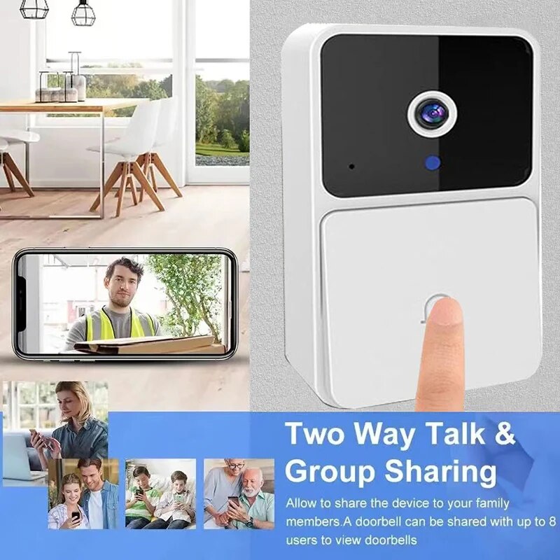 Wireless WiFi Video Doorbell f - Home Security Features review and price