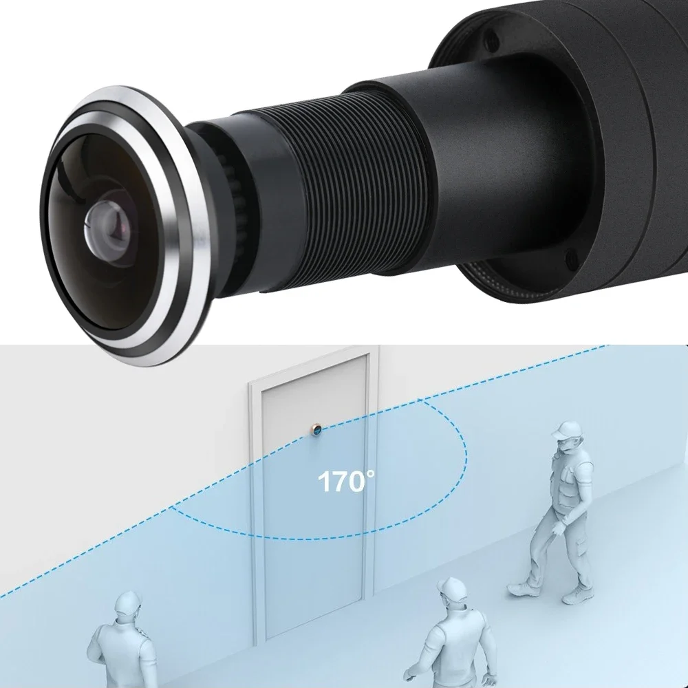 ICSEE TUYA WiFi Smart Door Eye - Home Security Front Door Camera review and price