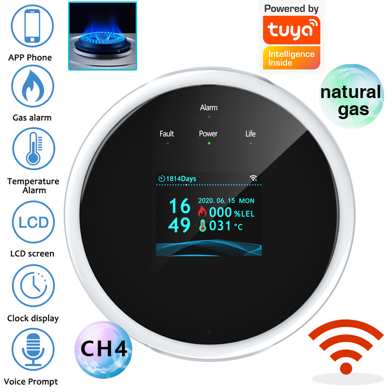 2.4G WiFi Gas Alarm Sensor Com - Home Security Network review and price