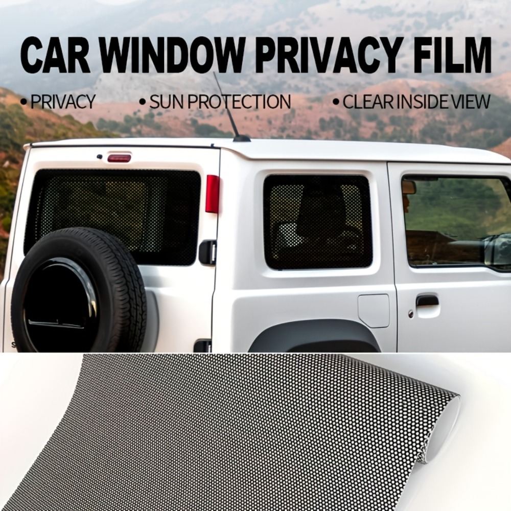 1Roll Black Perforated Vinyl P - Home Security For Windows review and price