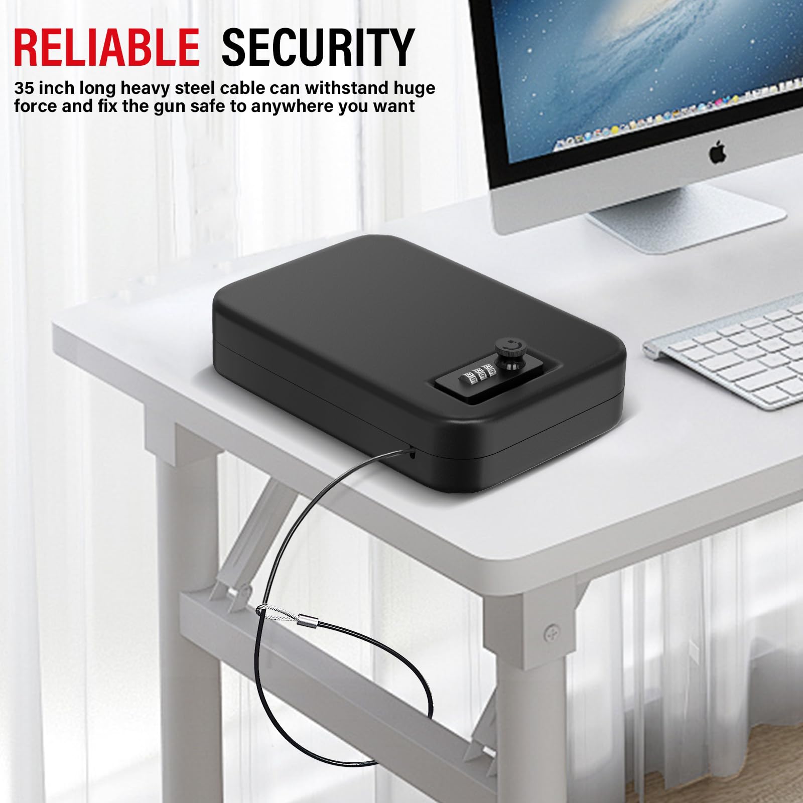 Security Safe Box Personal Saf - Home Security Gun review and price