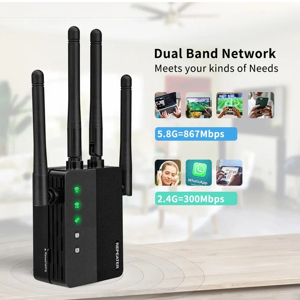 WiFi Extender Featuring 2.4/5. - Home Security Features review and price