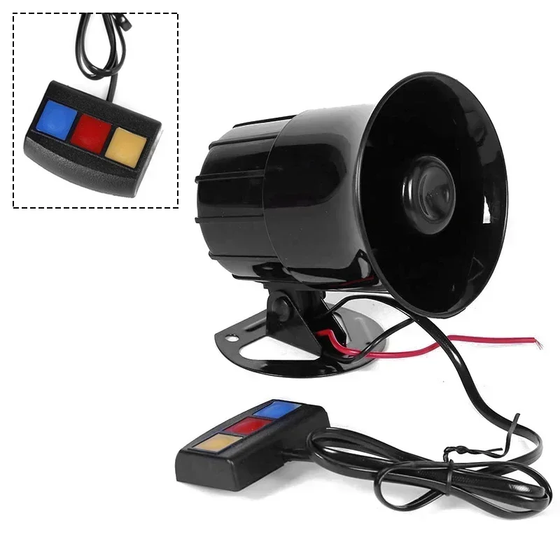 12V 3 Tone Sound Loud Car Horn - Home Security Police review and price
