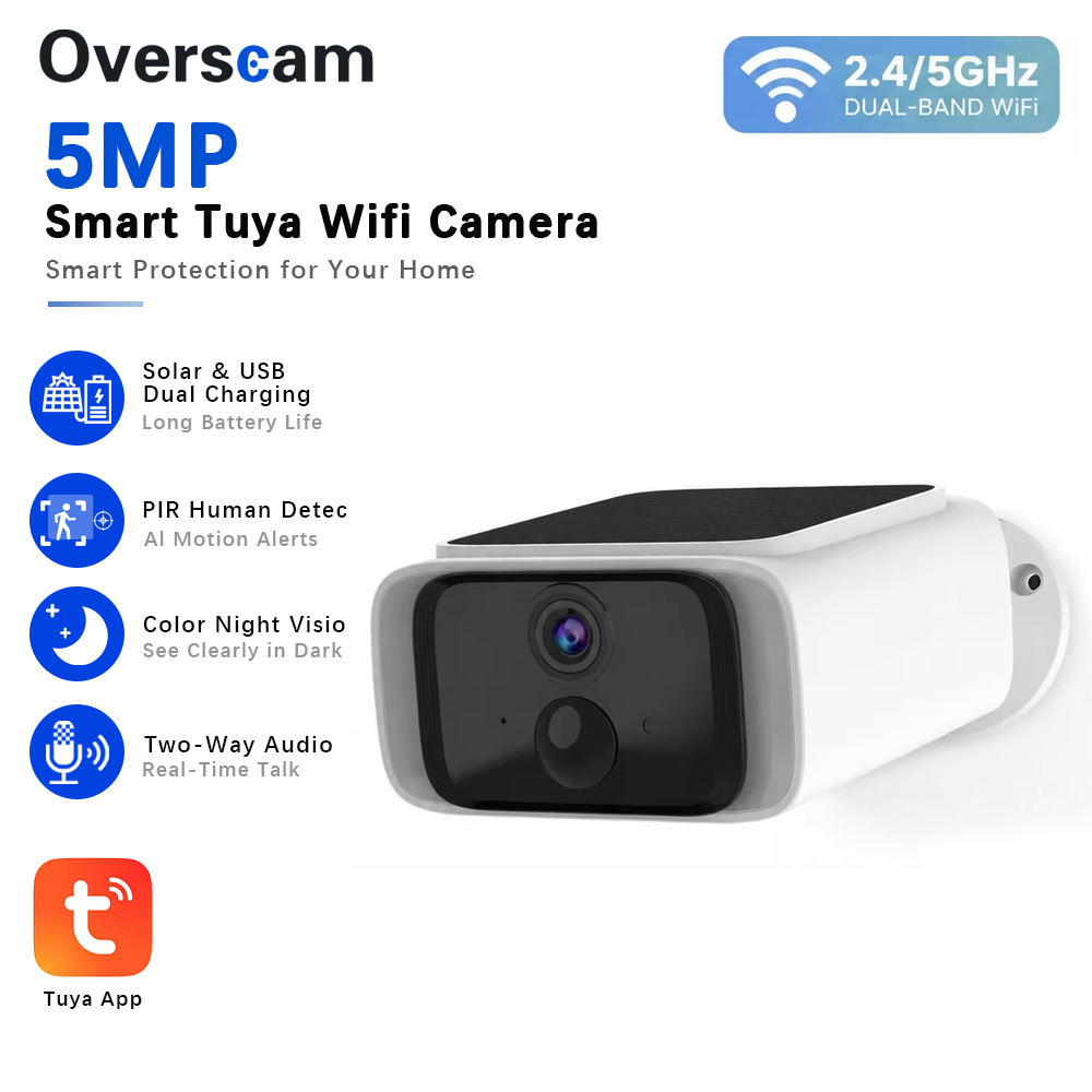 Tuya 5MP Solar Security Camera - Home Security Network review and price