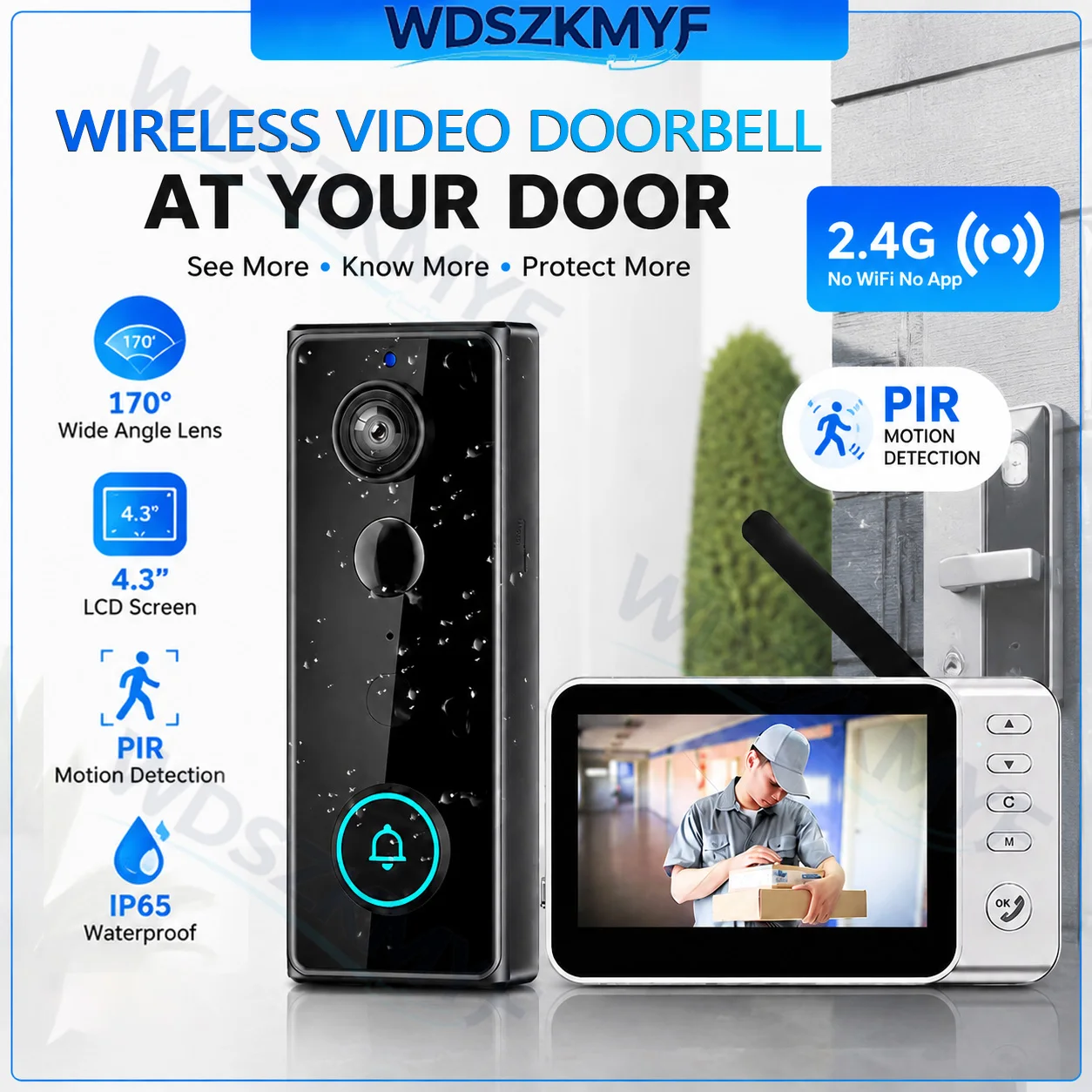 New Waterproof Wireless Doorbe - Home Security Doorbell Camera review and price