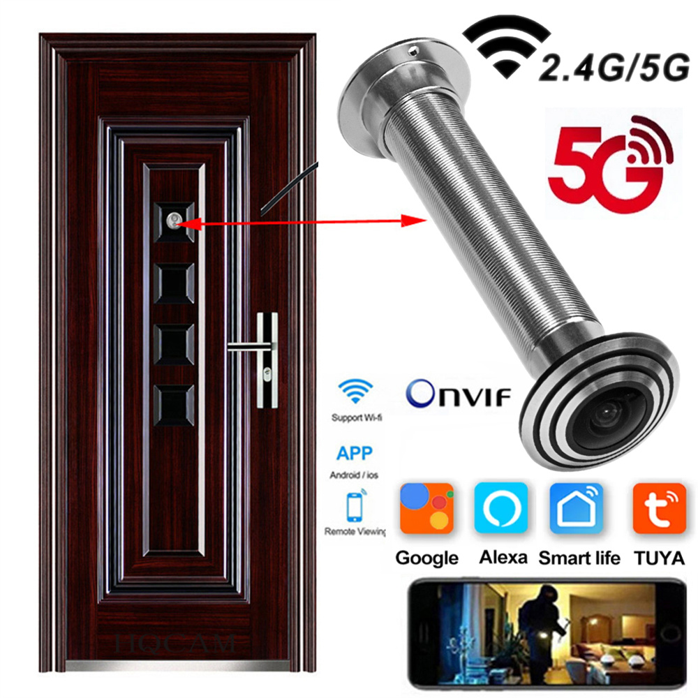 16mm Door Wifi Eye Camera 5G 2 - Home Security Front Door Camera review and price