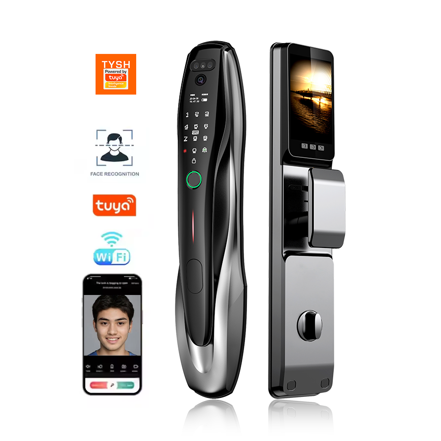 TYSH Tuya Security Fingerprint - Home Security Front Door Camera review and price